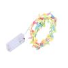 2pcs 2m Length LED Light String Fabric Leaves Design LED Decoration Lights  Wedding Decoration