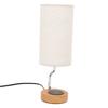 Tischleuchte mit kabellosem Ladegerät ABS USB Modern LED Dimmbar Nachttischlampe für Schlafzimmer