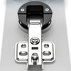 2lots Hydraulic Hinges For Glass Cabinet Door Quiet Noise Without Operations Durability Cold Rolled Steel