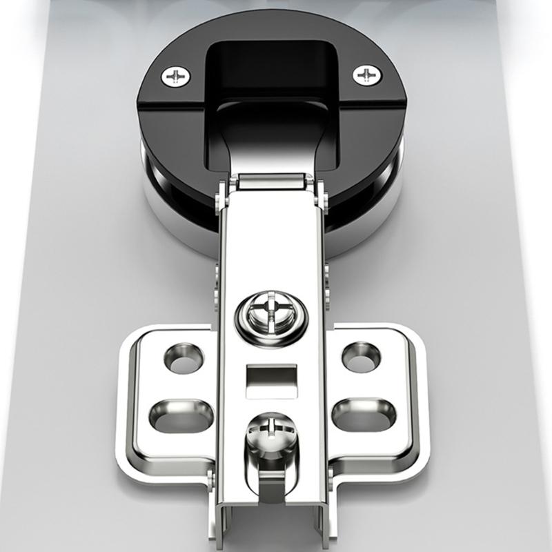 2lots Hydraulic Hinges For Glass Cabinet Door Quiet Noise Without Operations Durability Cold Rolled Steel