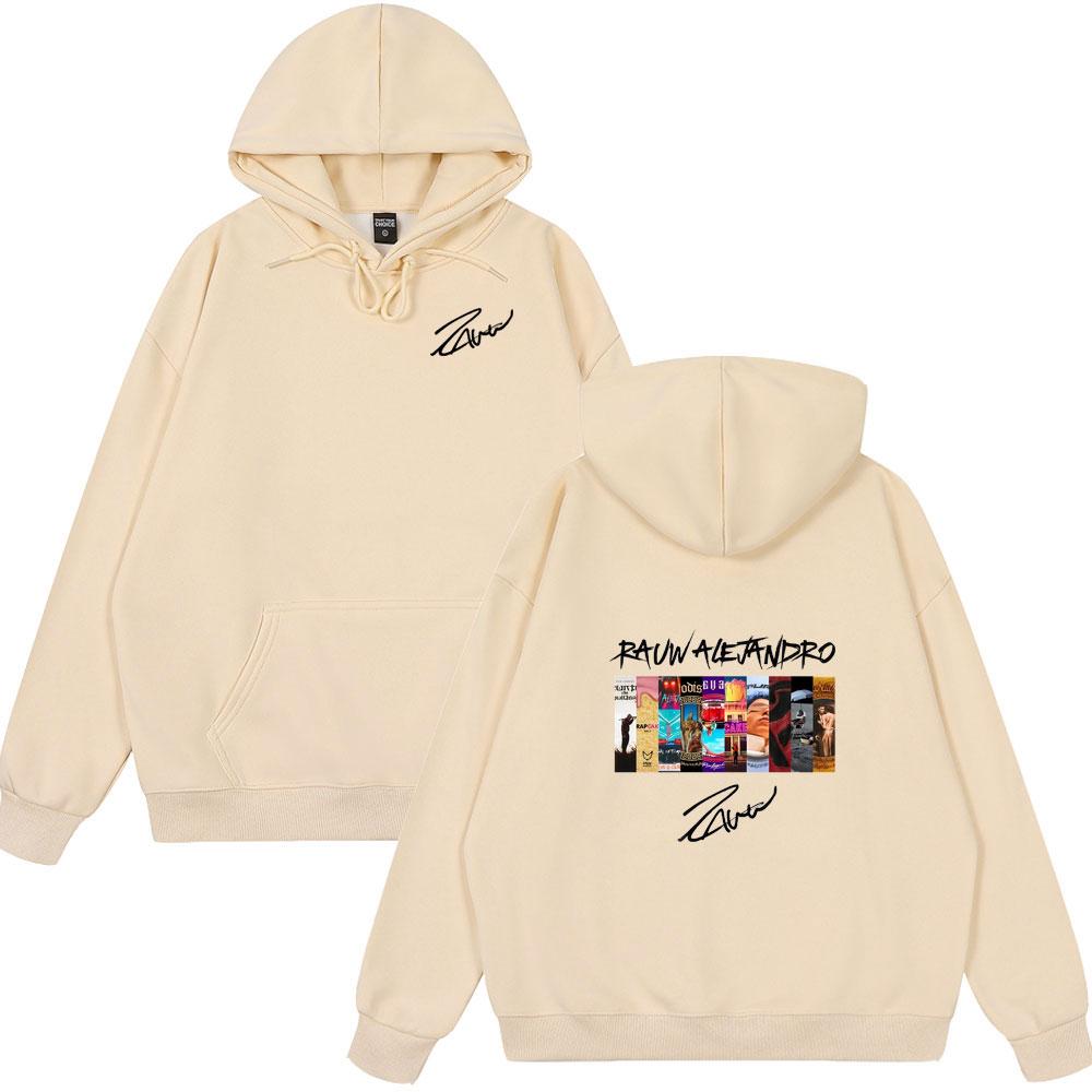 2025 RauwAlejandro Album Cover Print Hoodie Men Women Clothing Fashion Long Sleeve Couple Sweatshirts Oversized Loose Streetwear