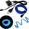 EL 5V USB Luminous Wire Driver Set - Cold Light Ambient Night Strip