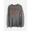 T-shirt da uomo Harley Davidson nuova di zecca, girocollo, morbido tessuto elasticizzato, top casual