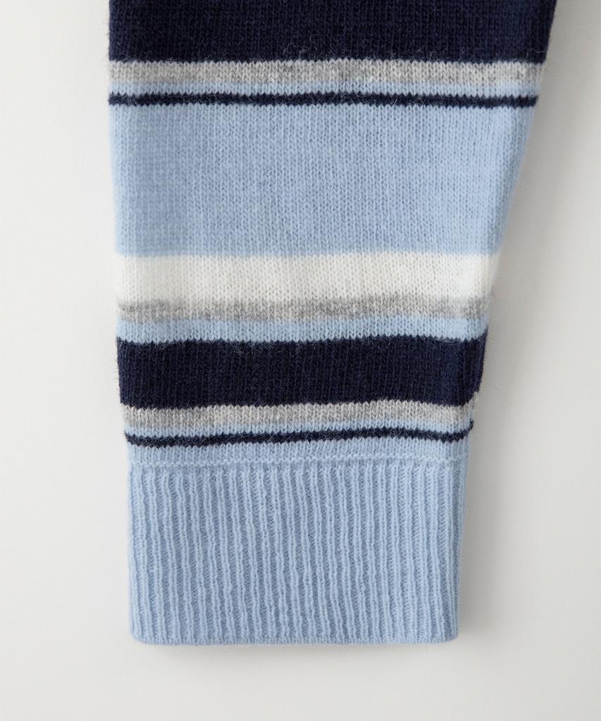 Sseomweeobeoteo Cope Stripe Knit - Light Blue