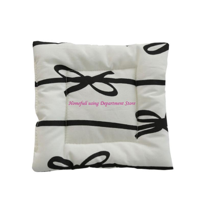 Heat Resistant Quilted Teas Cup Pad Elegant Bowknot Pattern Cup Cup Mats for Kitchen Tableware Accessory
