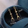 Fairy Tale Summer Stars Women's Dangle Earrings Retro Blue Crystal Romantic New Designer Piercing Ear Fashion Zircon KAE285