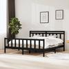 Bed Frame Without Mattress Solid Wood 200x200 Cm