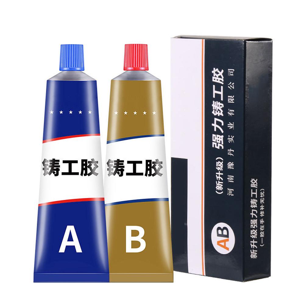 High Quality AB Adhesive With Scraper Welding Foundry Adhesive Metal Radiator Trachoma Universal Glue For Repairing Water Tanks