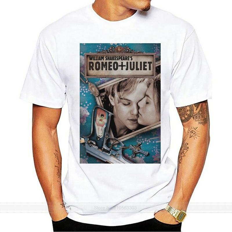 Cool Romeo Juliet Movie Poster Tshirt Unisex Black Mens T Shirt Street Wear Fashion Tee Shirt