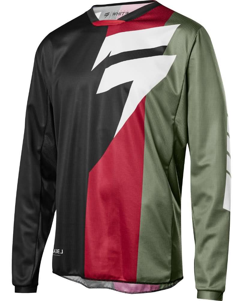 Maglia sportiva retrò americana casual larga a maniche lunghe ad asciugatura rapida per uomo e donna, abbigliamento downhill per mountain bike fuoristrada all'ingrosso