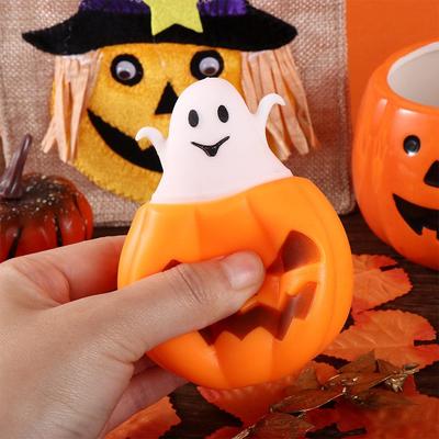 Scary Funny Anti Stress Pumpkin Ghost Diy Home Supplies Squeeze Ball Halloween Party Decorations Decompression