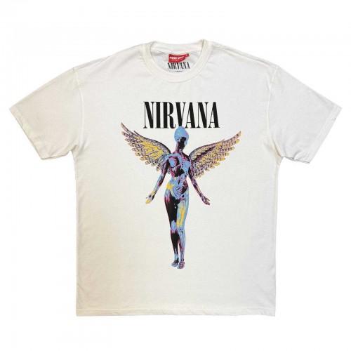 Nirvana Womens/Ladies Unplugged In Utero Angel T-Shirt