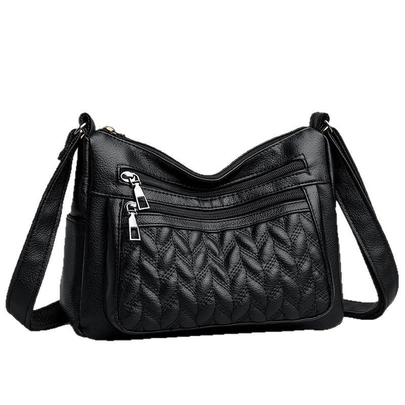 2025 Damen Retro Weiches Leder Große Kapazität Umhängetasche