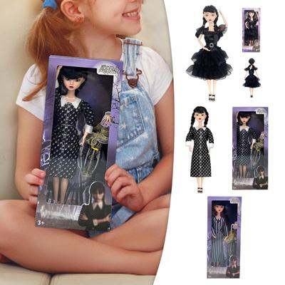 11.5 Inch Doll With Gift Box Black Dress Heels And Hair Perfect Toy Gift For Girls And Fans