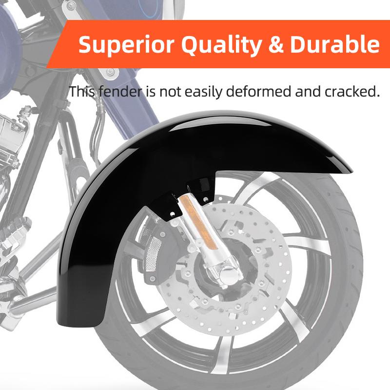 Motorcycle Front Fender For Harley Touring Road King Electra Glide 1989-2013 Mudguard Cover Protector Splash Gloss Black