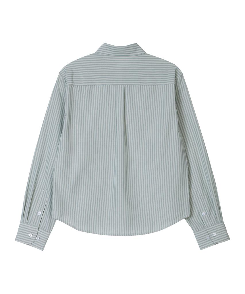 BITTERCELLS Standard Lauren Striped Shirt - Green