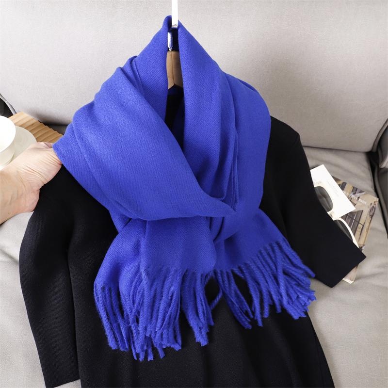 

Новый 29-цветный зимний шарф для женщин, длинные теплые кашемировые шарфы, однотонный женский платок, шаль, хиджаб, женская пашмина, бандана, головной платок 70X190 cm