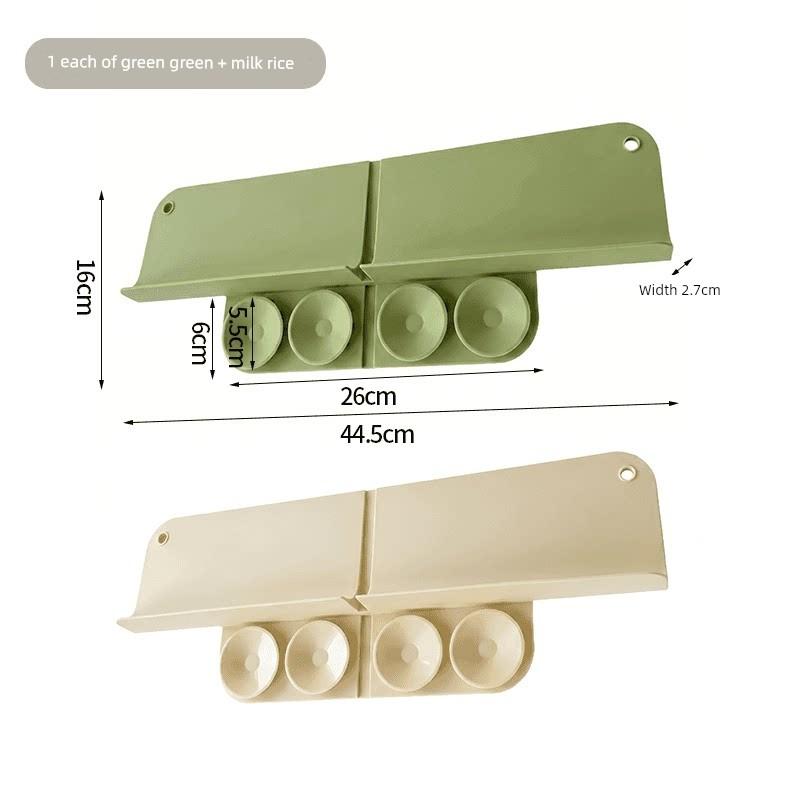 Foldable Splash-Proof Water Barrier with Suction Cups, Foldable Water Barrier for Kitchen Countertops, Anti-Splash Mat for Sink, Partition Board