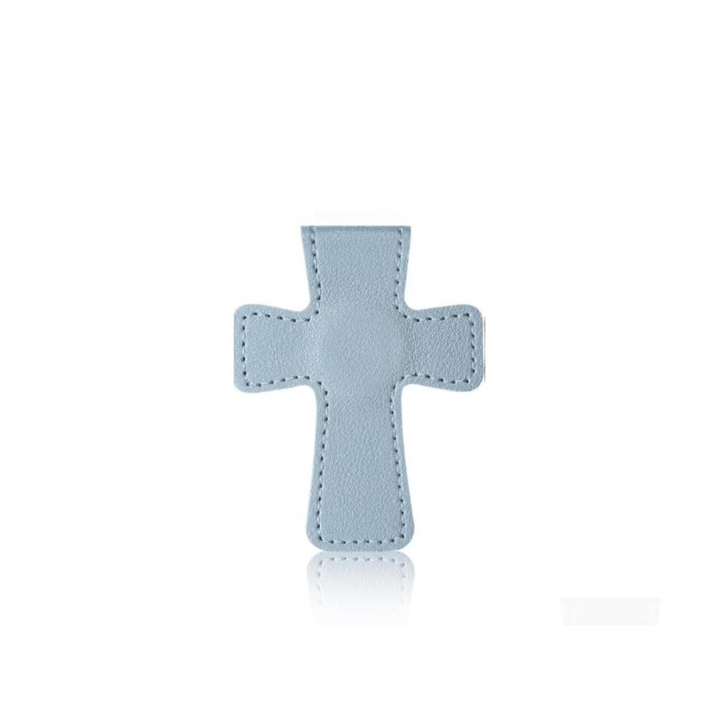 

Leather Bible Magnetic Bookmark Double-Sided Page Clips New Page Markers Reading Supplies синій