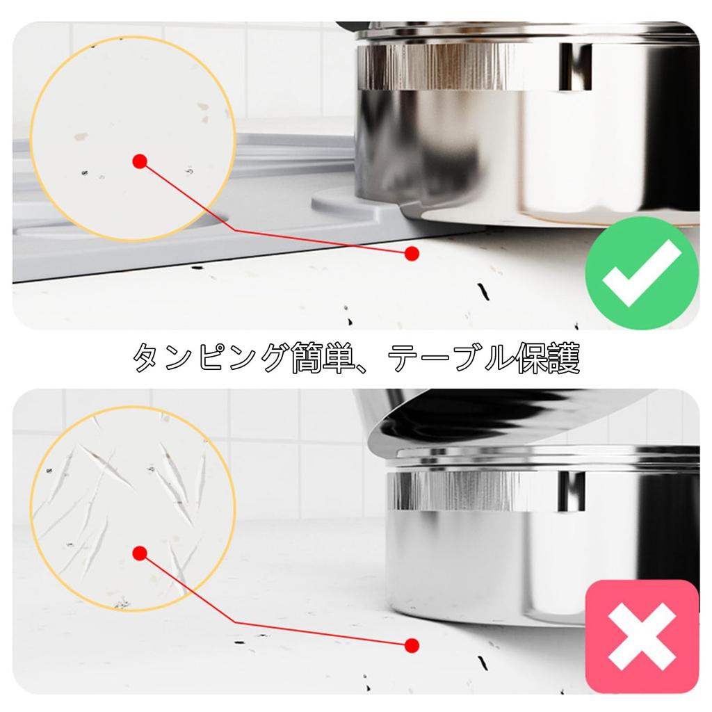 Silicone Tamper Mat, Coffee Tamper Mat, Espresso Mat, Heat-Resistant, Non-Slip, Coffee Supplies, Protects Tables and Holders (Black, 25x20)