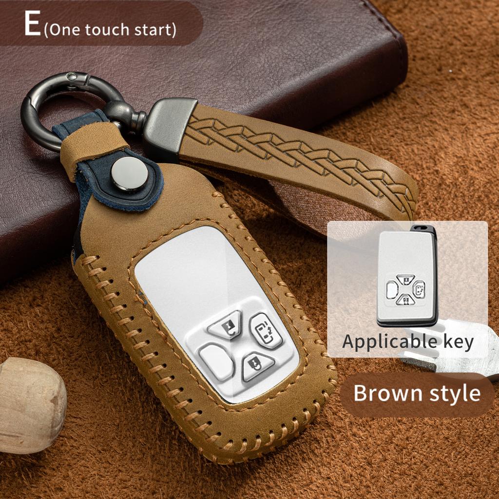 Fashion Auto Key Fob Cover Case Fit For Toyota Rav4 Voxy Corolla Noah Tarago Mark X Yaris Estima Automotive Housing Remote Mount Auto Accessories