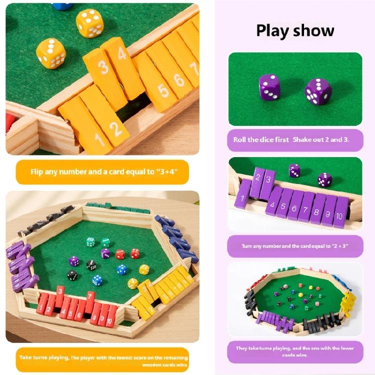 Double Sided Educational Wooden Flip Board Game Enhances Logical Thinking For Family Game Nights