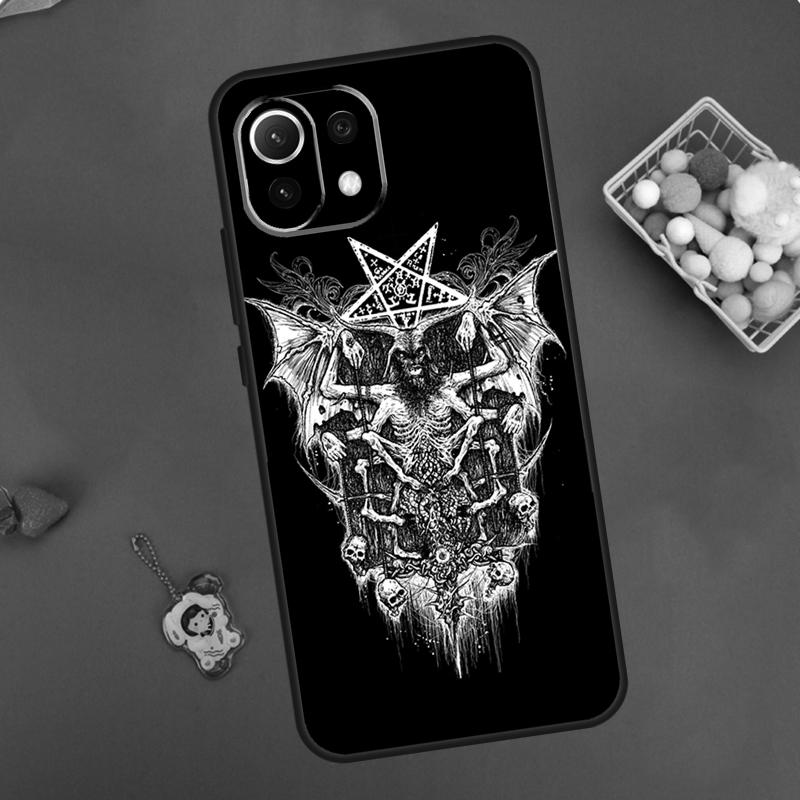 Goat Head Satan Case For Xiaomi 15 Ultra 13 14 11T 12T 13T 14T Pro POCO X7 Pro F5 F6 M6 X3 X5 X6 Pro Coque