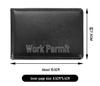 Genuine Leather Magnetic ID Card Holder and Protective Sleeve