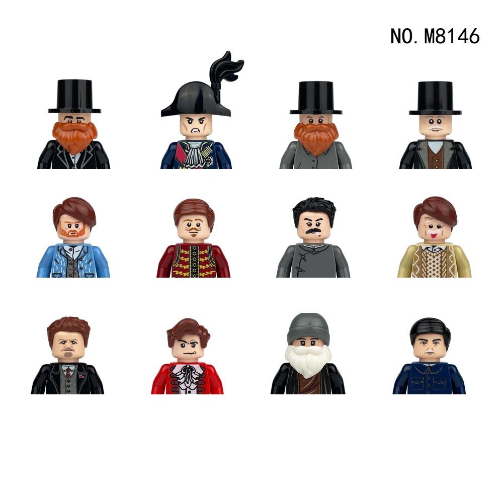 Stadsfiguren Actiefiguren Bouwstenen Politieagent Leraar Brandweerman Beroep Mini Figuur Poppen Stenen Set Kinderspeelgoed