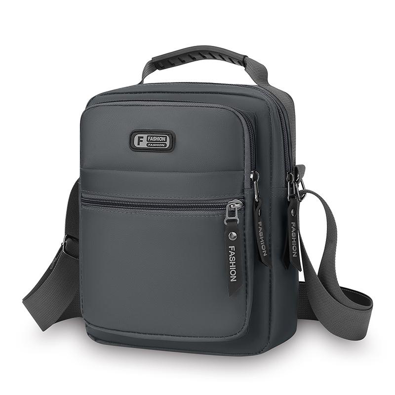 Men's Shoulder Bag Business Leisure Large Capacity Portable Handbag Multi Layer Waterproof Male's Crossbody Bags