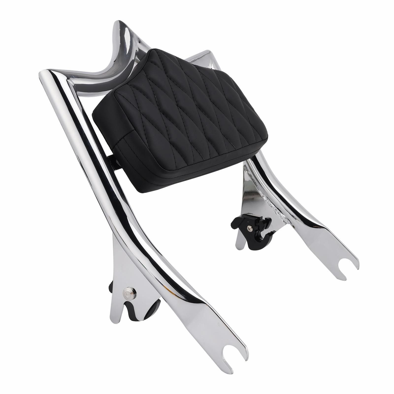 

Passenger Sissy Bar Backrest for Harley Road King FLHR 2009-2023 CVO Road Glide FLTRXSE 2018-2019 chrome