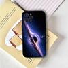 Space For Galaxy Universe Phone Case For iPhone 6,17,16,15,14,13,12,11 Plus,Pro Max,XS,X,XR,SE,Mini,8,Soft Silicone Black Cover
