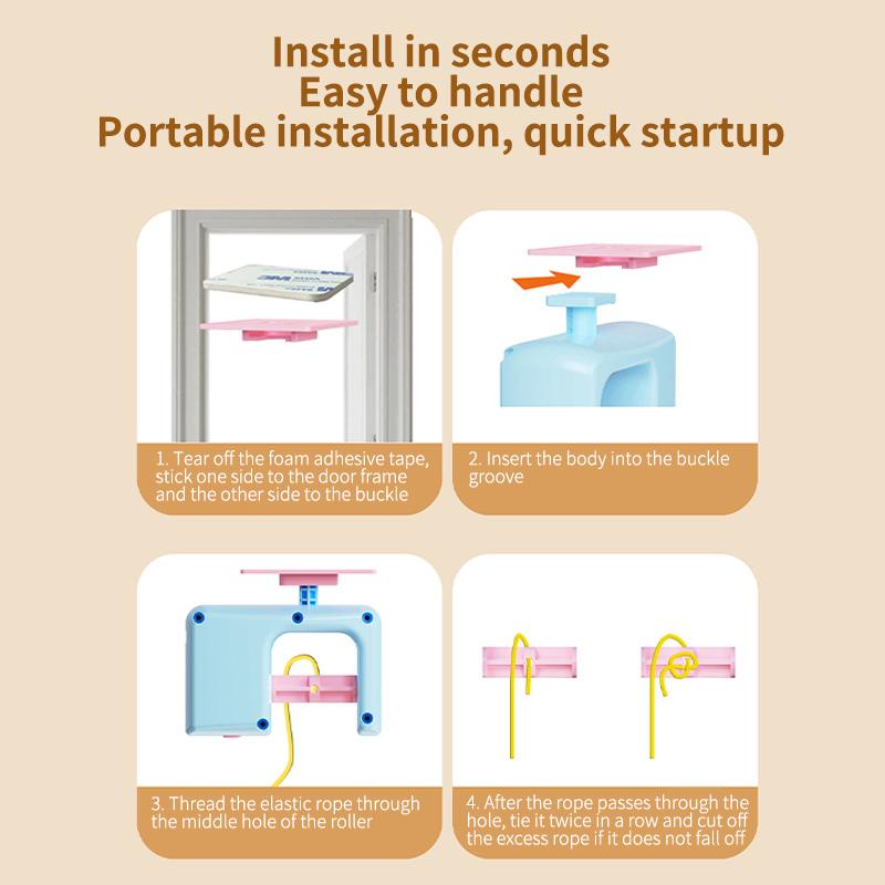 Pet Stress Relief Toys For Cats Rechargeable Interactive Hanging Door Cat Toy Automatic Electric Flying Bird Cat For Hunt