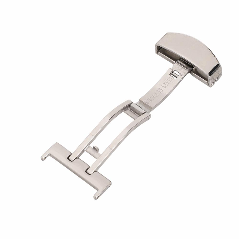 Silver Color Watchband Clasp Single Fold Deployment Clasp Replacement Accessory  Watch Replacement