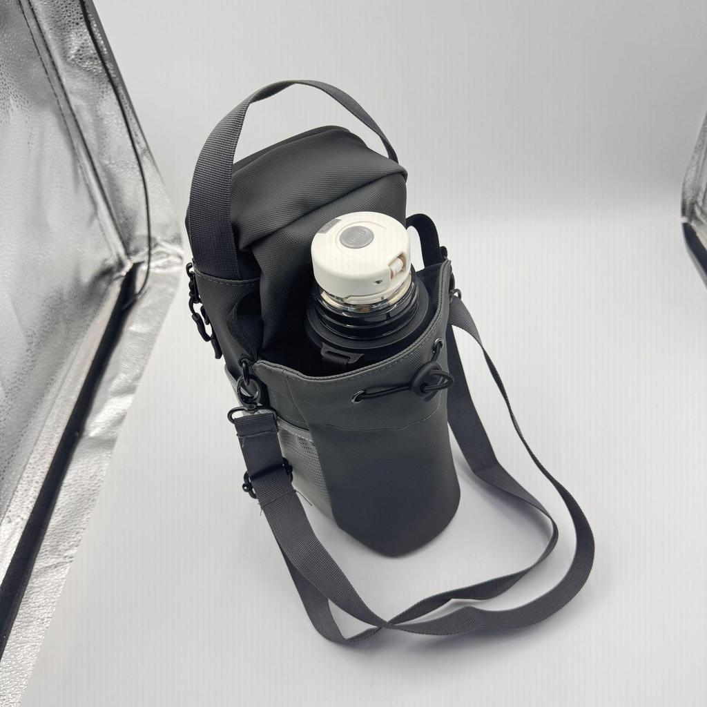 Magnetic Men's Crossbody Bag: Gym, Cycling, & Outdoor Shoulder Bag with Water Bottle and Phone Storage.