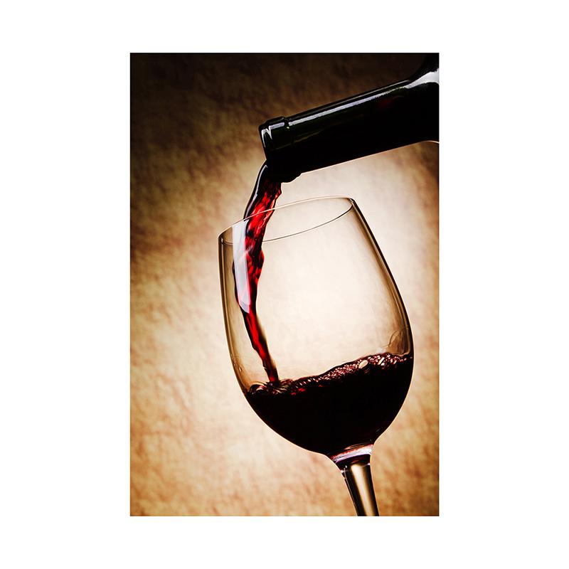 WCIC New Home Decoration Wine Glass Home Room Background Wall Painting Decoration Hanging Painting