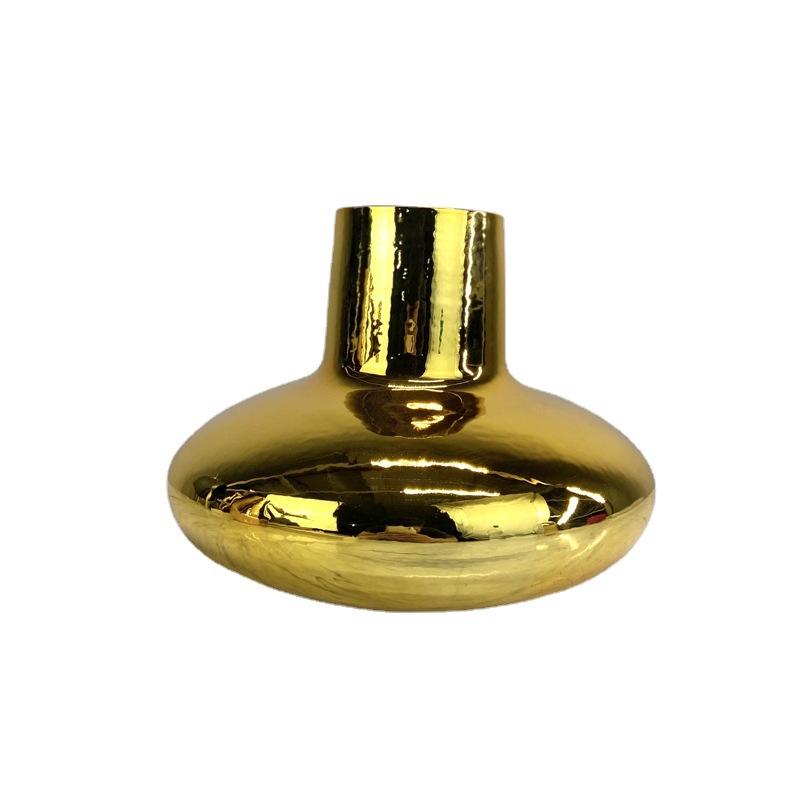 Simple Modern Light Luxury Resin Flower Vase Ornaments Hotel Model Room Dining Table Entrance Cabinet Coffee Table Soft Decorations