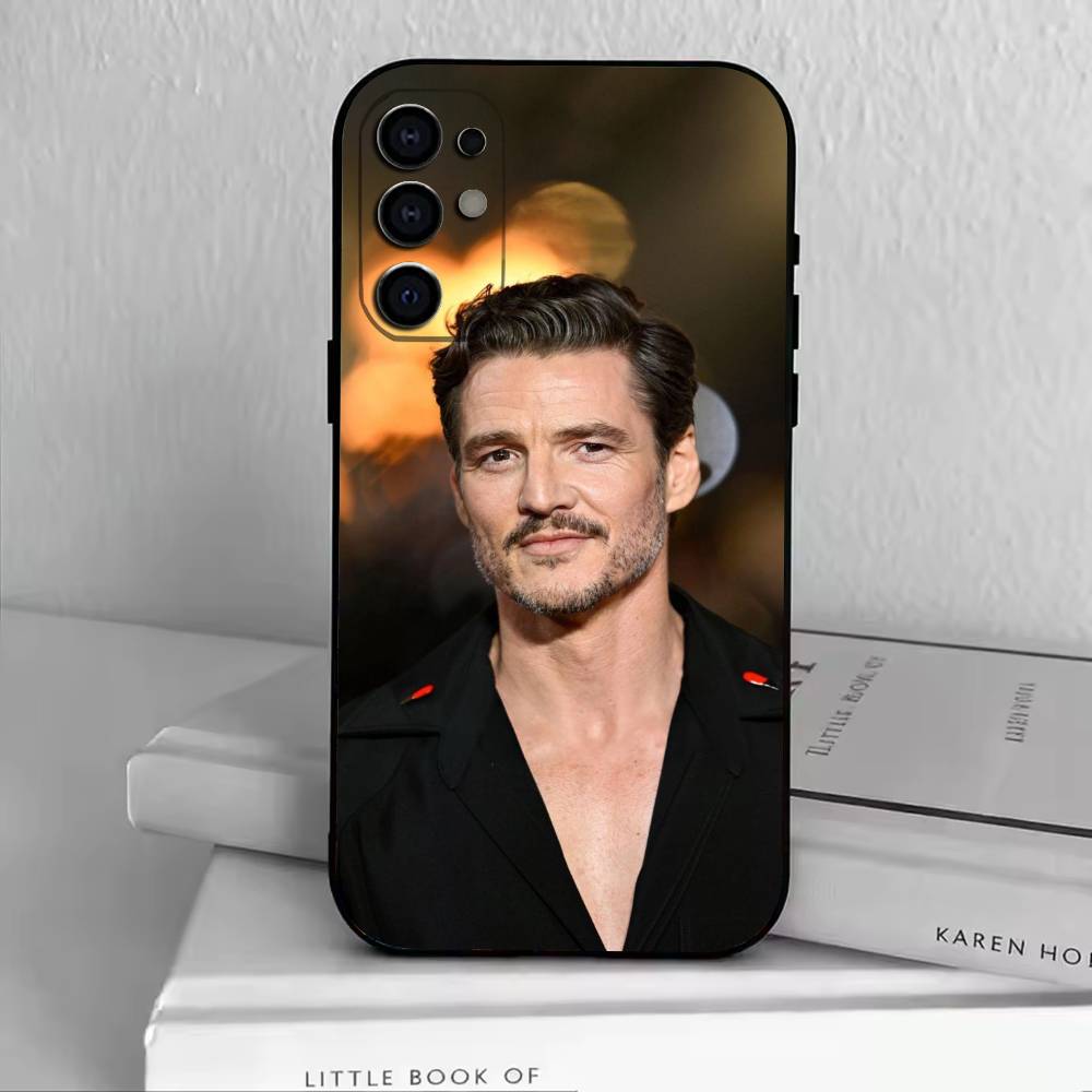 P-Pedro Pascal Phone Case Black Silicone Soft For Samsung S25,S24,S21,S22,S23,S30,Ultra,S20,Plus,Fe,Lite