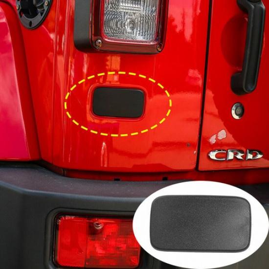 Achterkentekenplaat Verwijderingspaneel Beugel voor Jeep Wrangler JK 07-18 Zwart