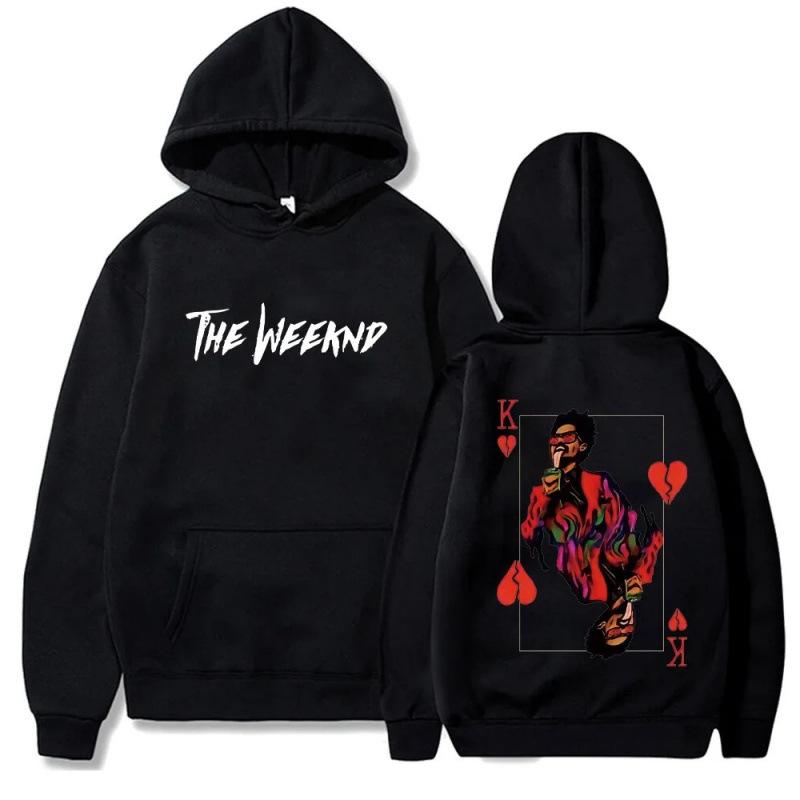 The Weeknd Hoodies Casual Oversized Long Sleeve