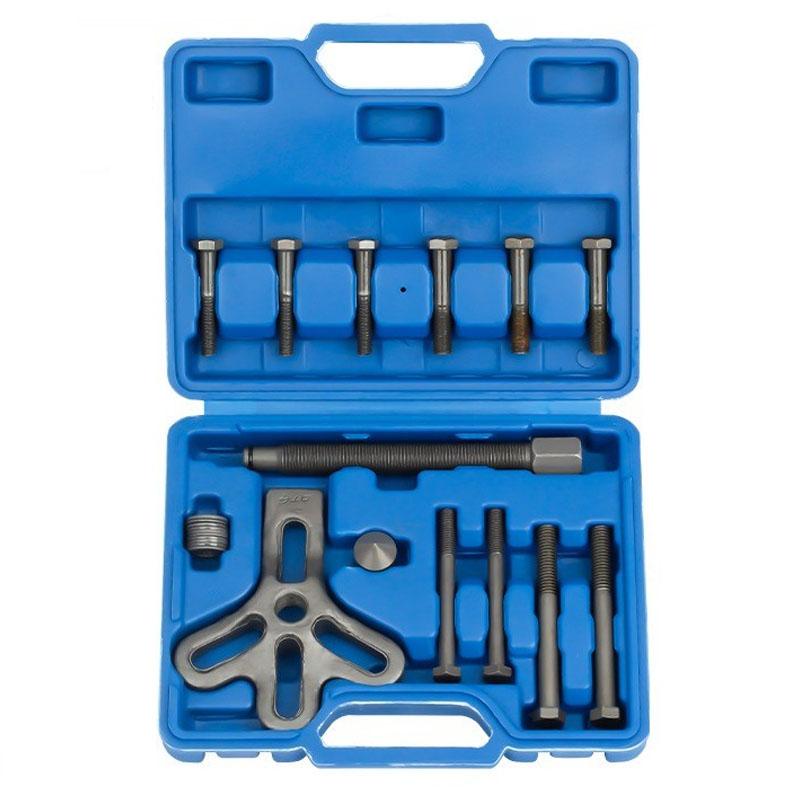 13 шт. Комплект съемников рулевого колеса автомобиля Съемник балансира шестерни шкива Съемник балансира Инструмент для снятия демпфера шестерни Автомобильные инструменты для ремонта