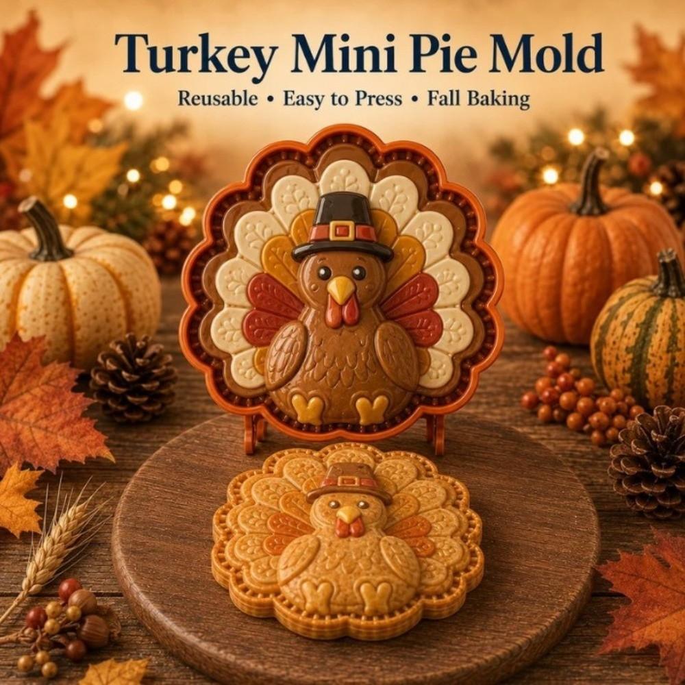 Plastic Mini Pie Molds Sled Bell Penguin DIY Cake Molds Mini Pie Mold Collection Christmas Party