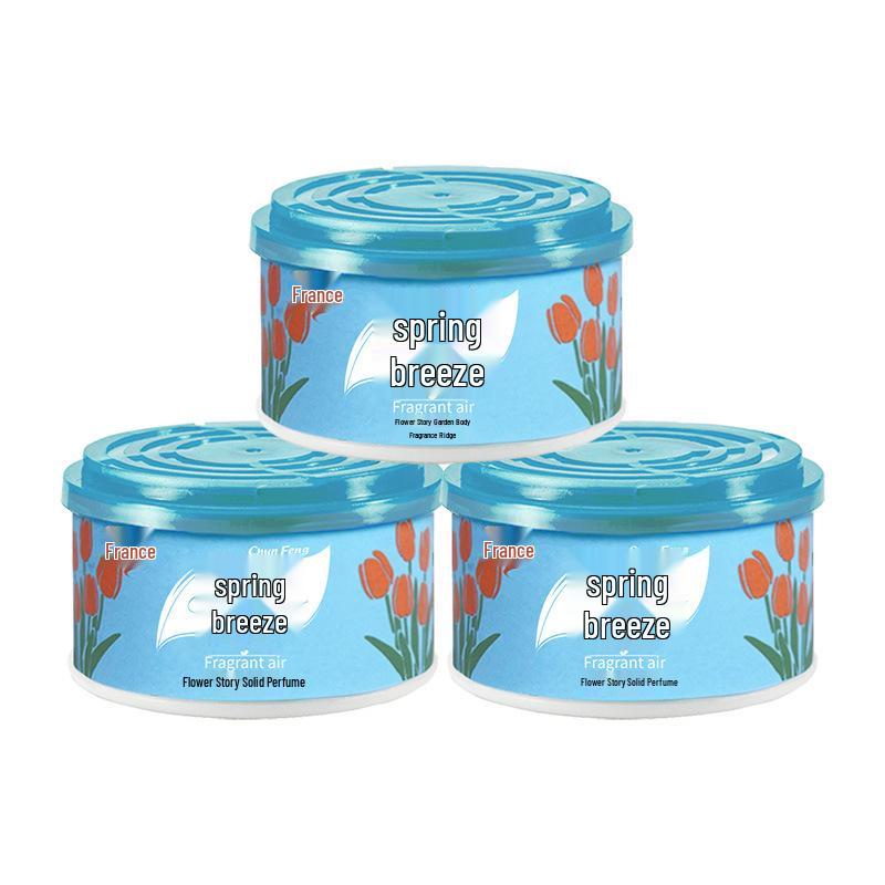 

Твердый освежитель воздуха Spring Breeze для ванной комнаты - Стойкий аромат, 70 г, 3 шт.