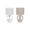 Keramik-Schreibtischlampe - DKD Home Decor - Polyester - 50 W - 20x20x35 cm - 2 Stück