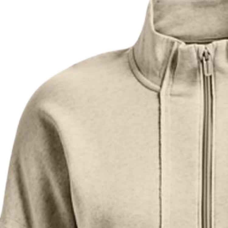 Under Armour Zipper Fleece Sports Jacket Women Jackets Khaki 1369965-289