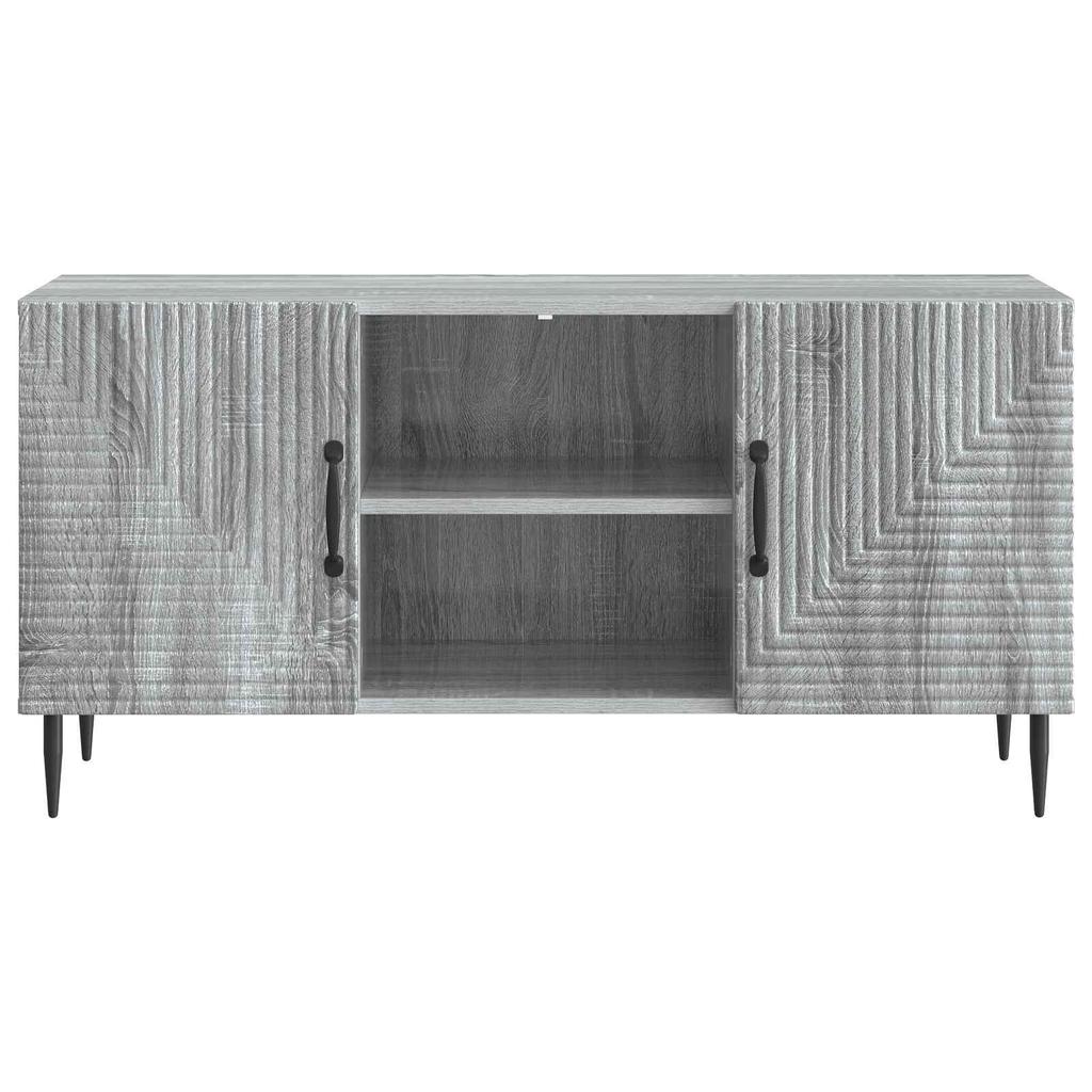 TV Stand Grey Sonoma 102 X 34.5 X 50 Cm Particleboard