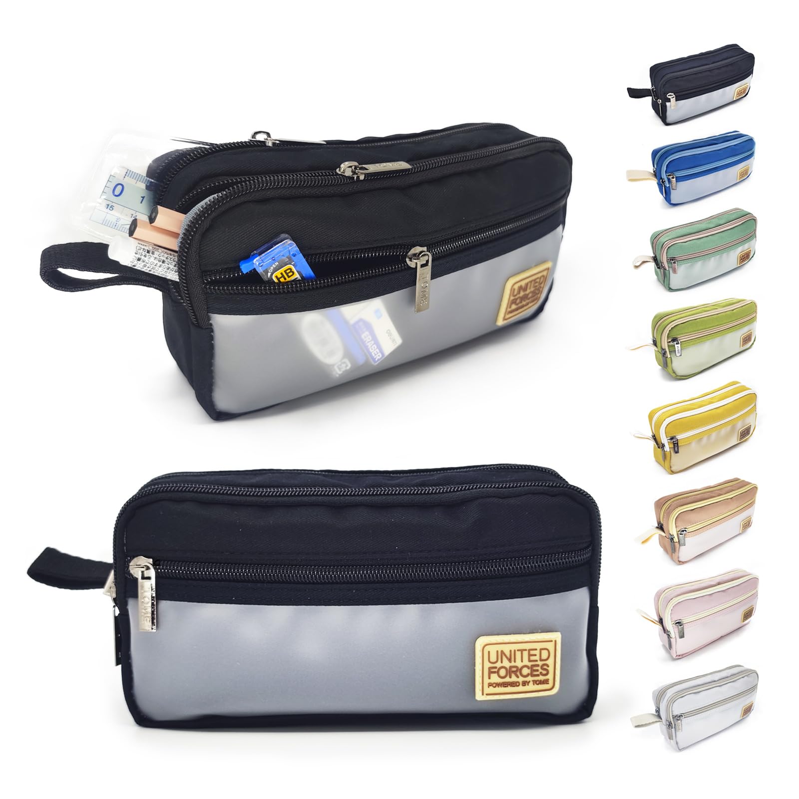 

GODCHI Карандаш для и Старшеклассников и Большой Легко с Легко с Популярный Чехол/Мешочек Начальная, Средняя, Студенты, Девочки, Вместимость, Использование, чёрный