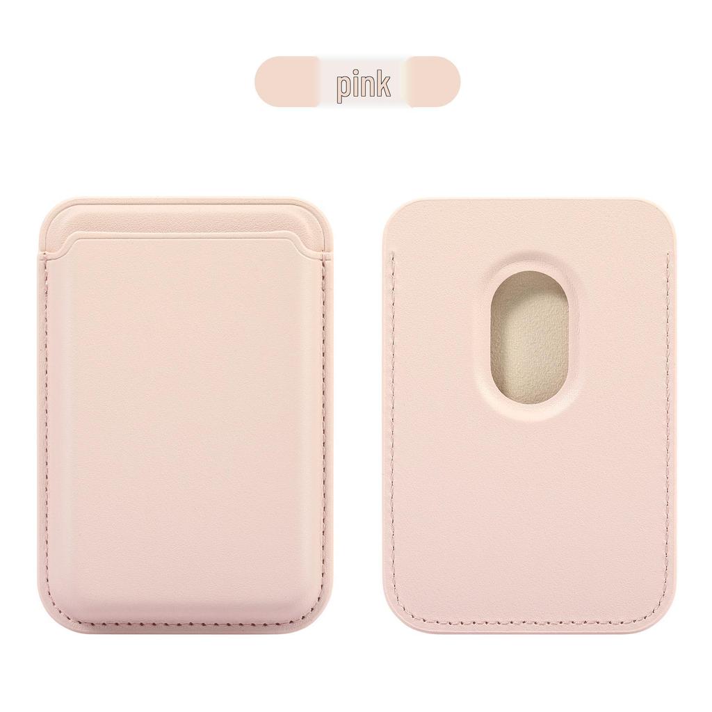 Porte-cartes en cuir MagSafe pour iPhone 17/16/15 - Pochette magnétique résistante