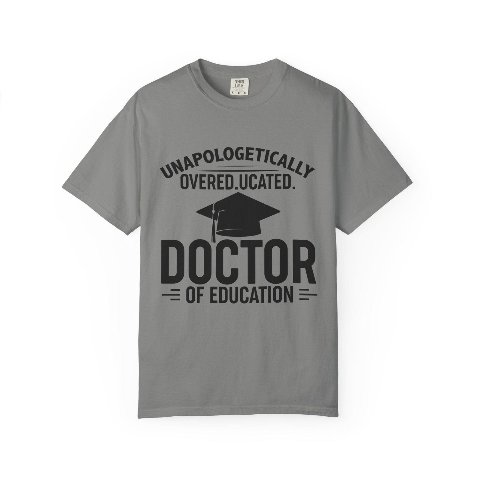 Unapologetically Overeducated Shirt :Academic Pride Shirt, Black Excellence Clothing, Graduation Gift M
