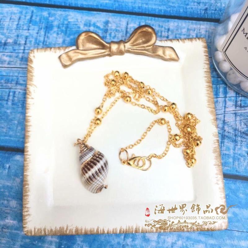 

Горячее Золото Океанская Серия Поделки Женская Ракушка Pork-bellied Snail Phnom Penh Necklace